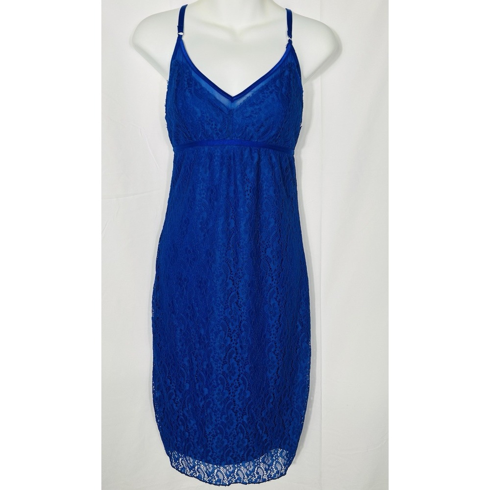 Lulus Babydoll Dress Nylon Lace Thin Strap Couqette Romantic Evening Hoco Size S